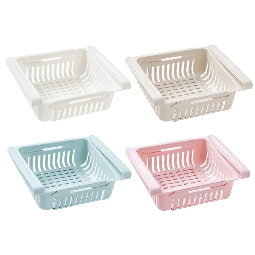 Kitchen Hanging Organizer Refrigerator Egg Fruit Storage Box Drawer Baskets Kitchen Accessories Fridge Organizer Shelf